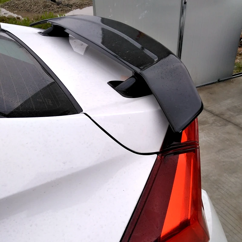 Для Honda Civic спойлер ABS пластик грунтовка цветное украшение в виде хвостового крыла задний багажник спойлер автомобильные аксессуары
