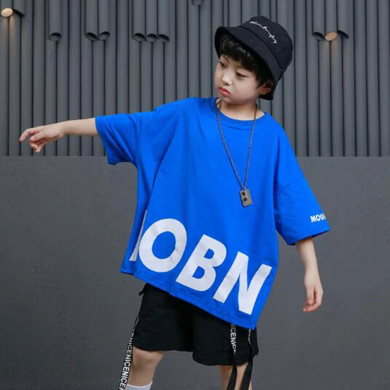 2018 лето осень новая детская одежда для отдыха креативные буквы MOBN уличная членов