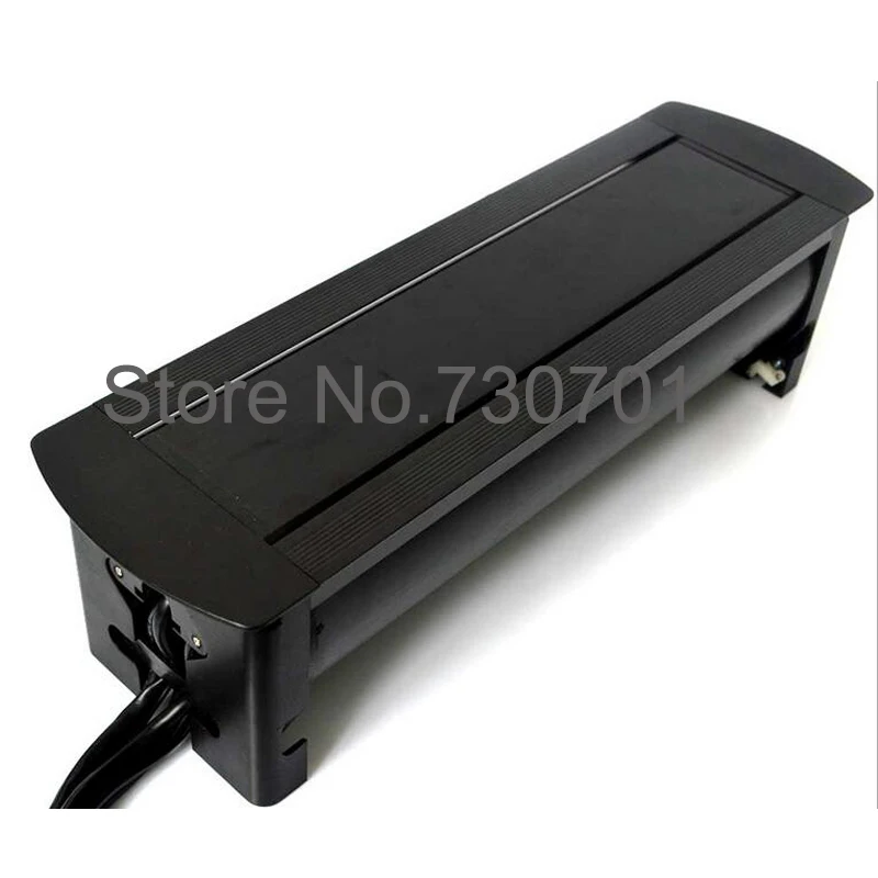 

Office manual flipping rotation desktop table socket outlet with power switch for furniture