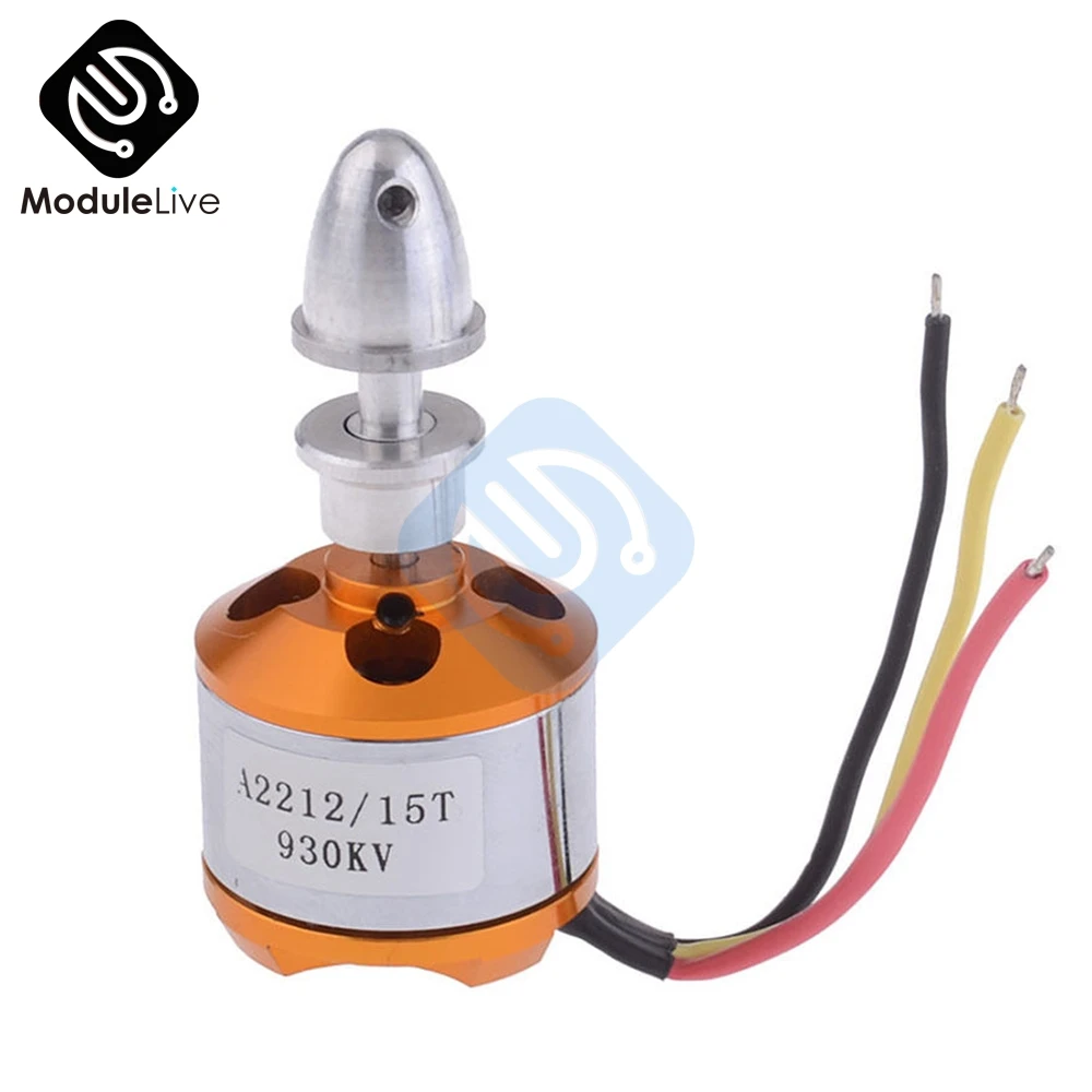 

A 2212 A2212 930KV Brushless Outrunner Motor W/ Mount 15T ,RC Aircraft/KKmulticopter 4Axle Quad copter UFO F02046