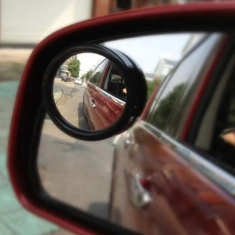 2pairs/lot Car Styling 360 Degree Wide Angle Round Convex Mirror Driving Mirrors Side Blind Spot Rear View | Автомобили и