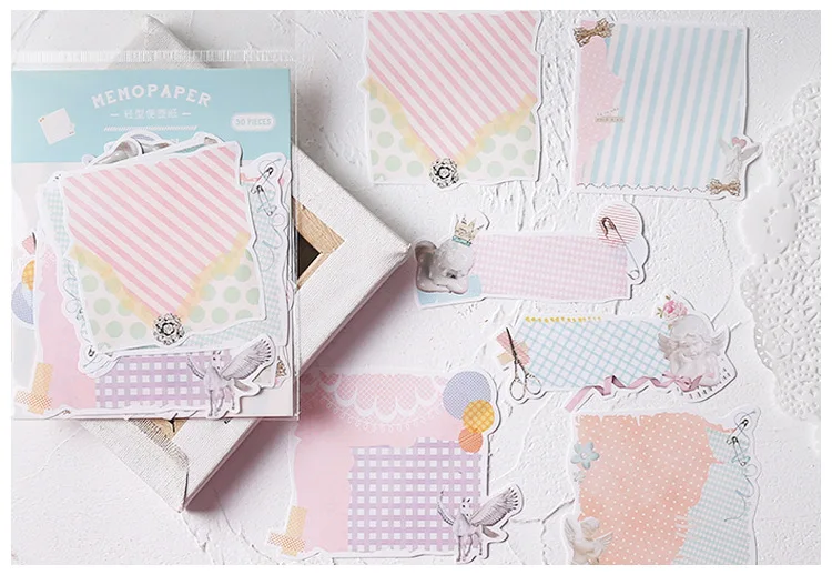 Kawaii счастливый город серии блокнот студенческий дневник DIY планировщик Бумага Sticky Notes милые канцелярский школьный офисный питания