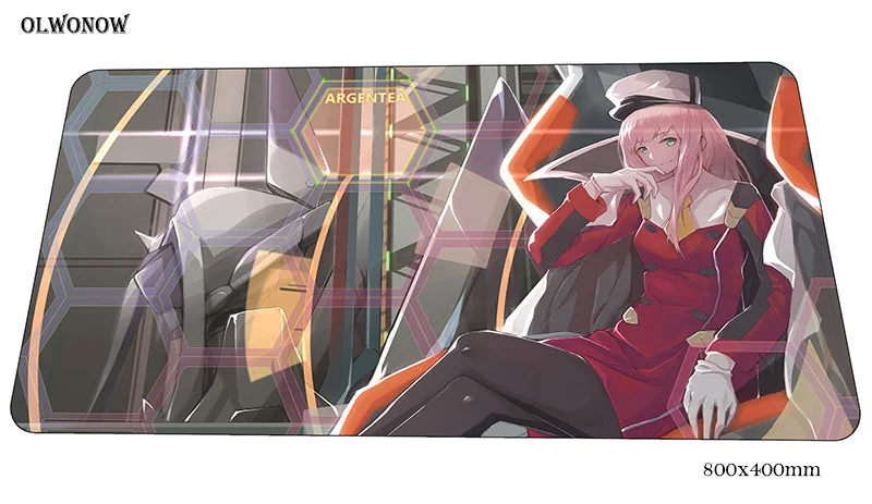 Коврик для мыши darling in the franxx, геймер, 80x40 см, игровой коврик для мыши, крутой коврик для ноутбука, восхитительный коврик для мыши, игры, pc gamer, коврики для геймпада - Цвет: Size 800x400x2mm