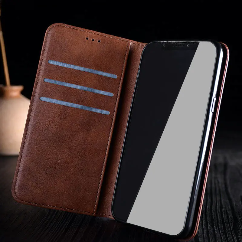 Чехол для Xiaomi Mi a1 a2 a3 5x6x8 9 lite se pocophone f1 funda Роскошный кожаный чехол-книжка с подставкой без магнитов coque capa