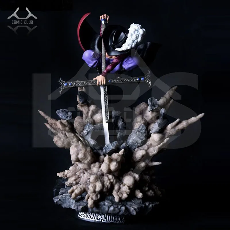 В наличии комикс клуб LBS One Piece 38 см SD Dracule Mihawk gk каучуковая игрушечная фигурка для