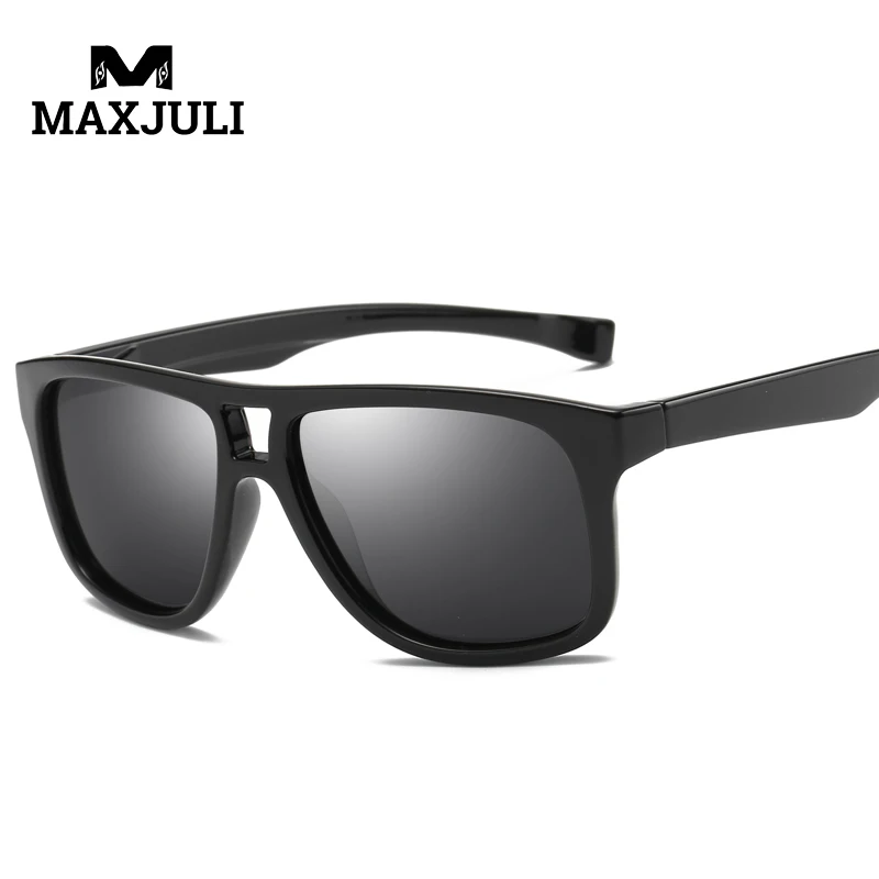 

MAX JULI UV400 Polarized Men Sunglasses Square Sunglasses Sports Sunglasses Men Fishing sun glasses Goggles Gafas de sol