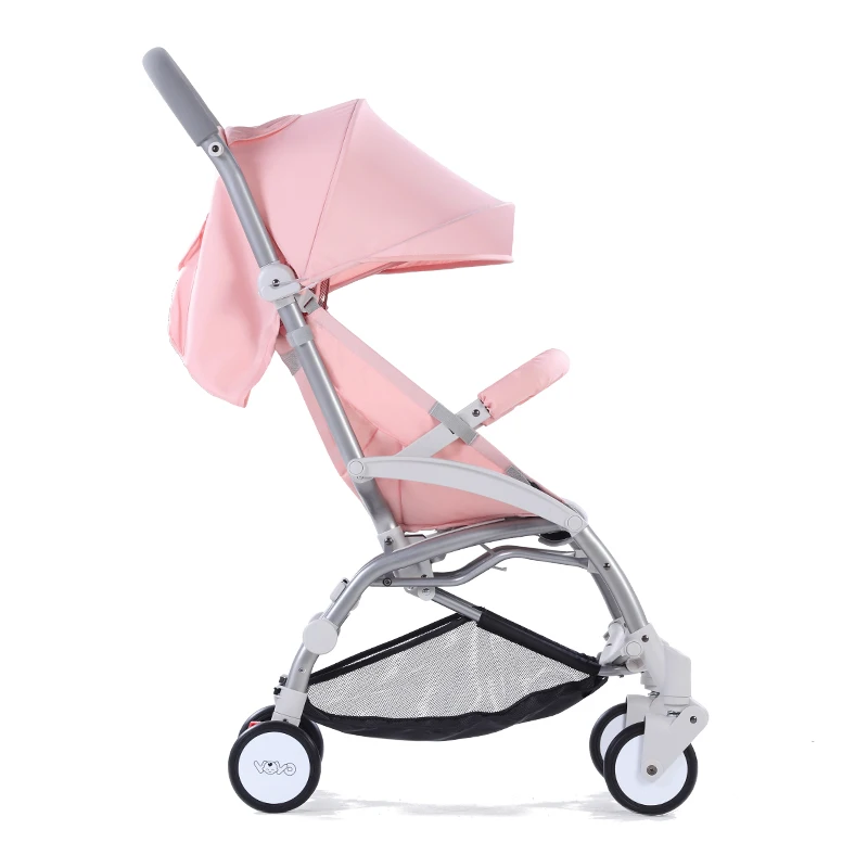 Ультра легкая складная Мини коляска для детей с карманами|Четырехколесная