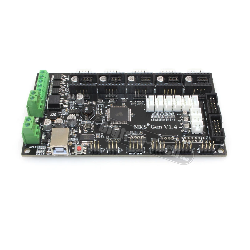 MKS Gen V1.4 3D принтер комплект с RepRap плата + 5 шт. TMC2100 Драйвер USB|Детали и аксессуары для