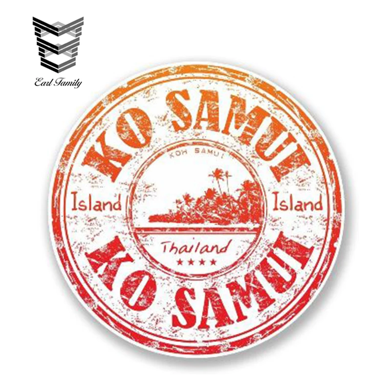 EARLFAMILY 13 см X автомобильный Стайлинг Ko Samui Таиландская Автомобильная наклейка
