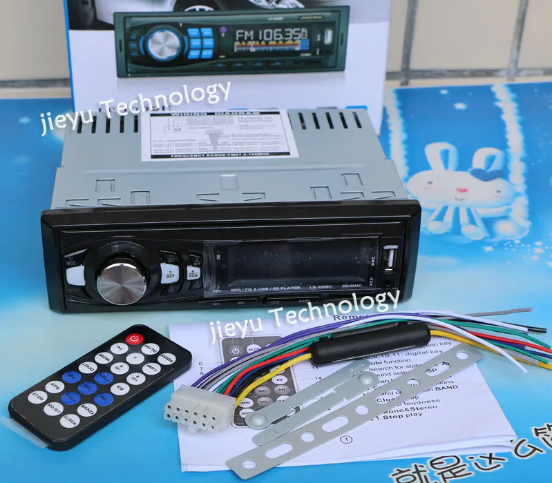 NEW 12V blue ray Car Radio MP3 Audio player with Electronic tuning stereo FM radio USB SD MMC Slot Support MP3/WAM format AUX-IN |