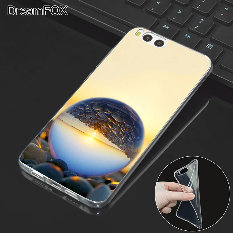 DREAMFOX M387 Beach Style Soft TPU Silicone Case Cover For Xiaomi Mi Note 2 3 4 5 6 8 SE M5 4C 4S 5C 5S 5X 6X A1 Plus |