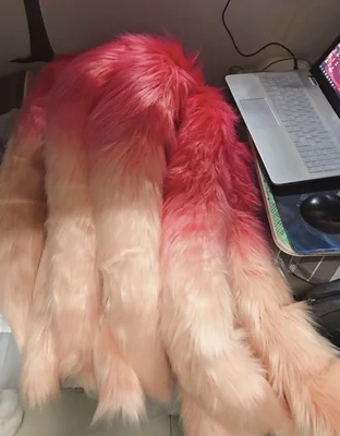 

[STOCK] 2018 Game LOL Femeal Hero Ahri Nine Tailed Tail Star Guardian Magical Girl Cosplay ACC For Halloween Cosplay Free Ship