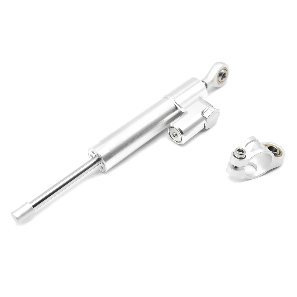 silver with box Для Yamaha MT 09 MT09 MT-09 FZ09 FZ-09 20132014 мотоциклетный демпфер рулевое управление стабилизация безопасности комплект крепления - Цвет: silver with box