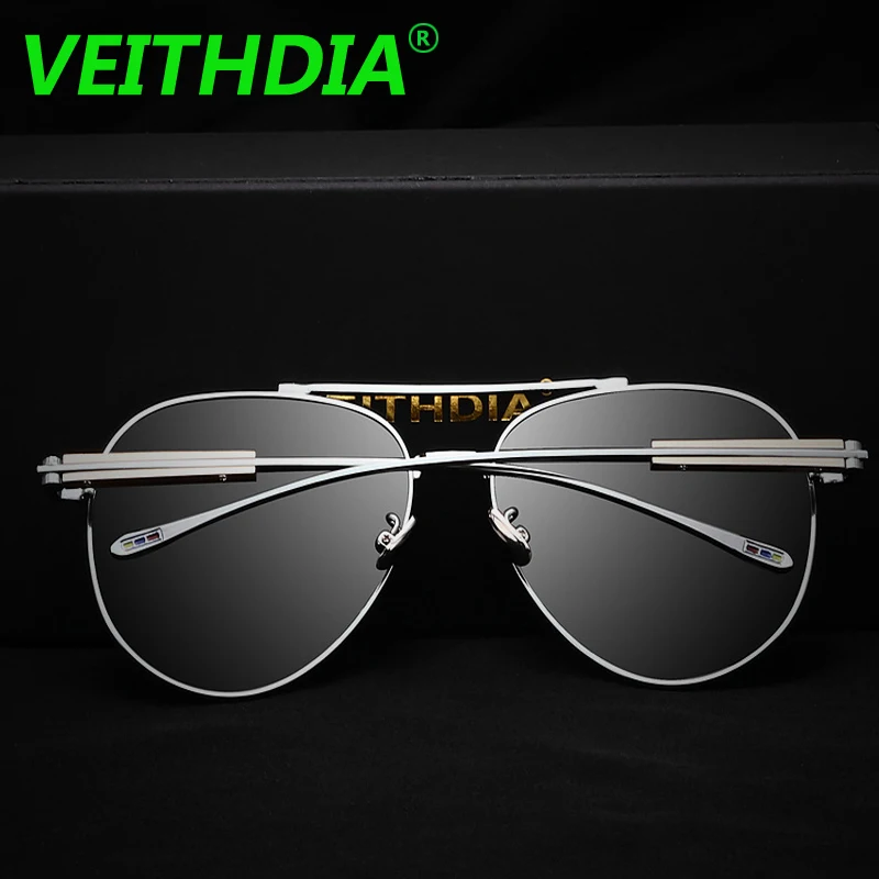VEITHDIA оригинальные брендовые дизайнерские поляризованные солнцезащитные очки с