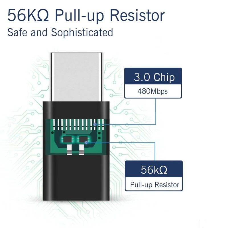 1 шт. usb type-C Мужской Разъем для Micro USB 3,1 Женский конвертер USB-C адаптер