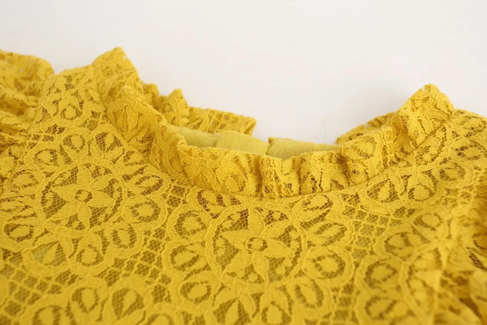 Винтажное горчично-розовое Мятное кружевное платье с помпоном модное свадебное