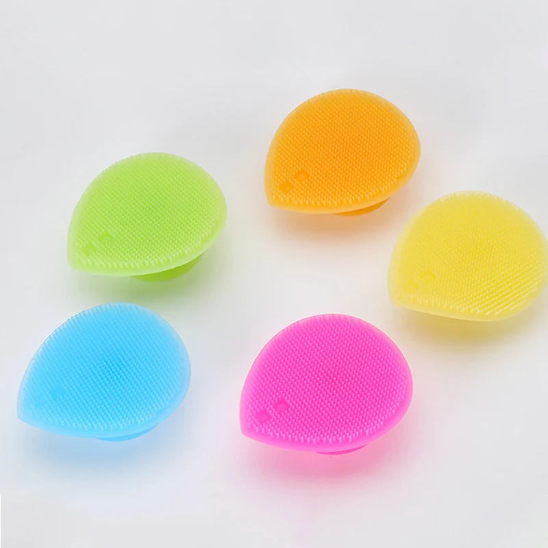 1PC Silicone Facial Cleansing Brush Face Exfoliating Blackhead Deep Cleaning Skin Care Massager Tools | Красота и здоровье