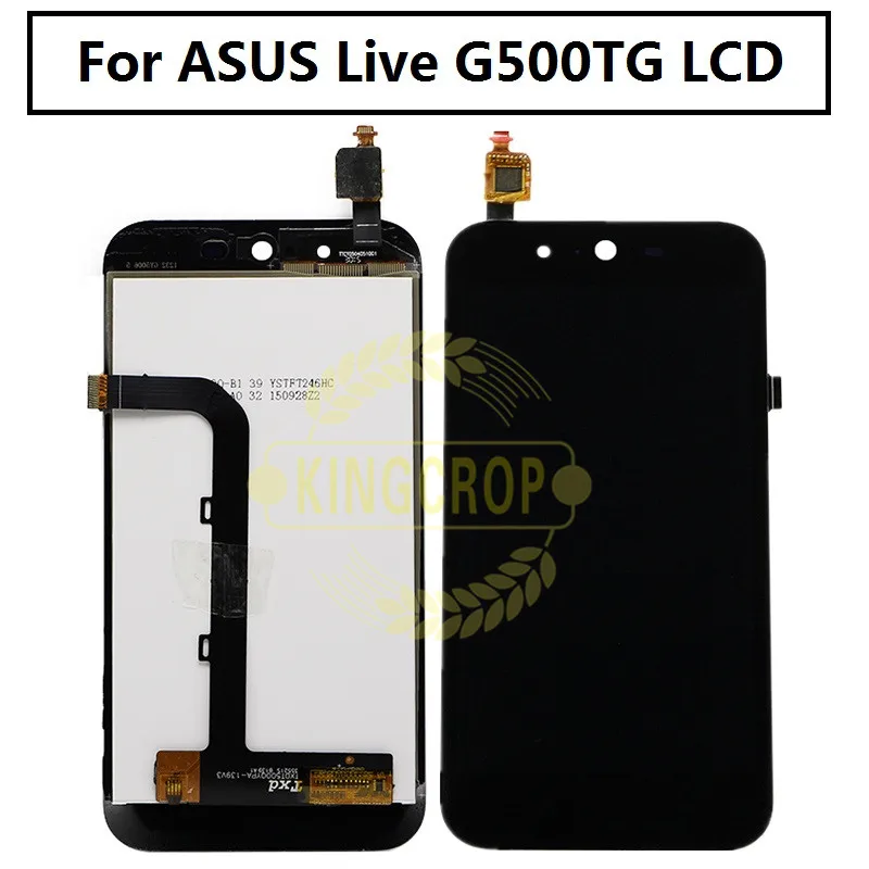 Черный ЖК-дисплей для ASUS Live G500TG с матрицей и дигитайзером сенсорного экрана в