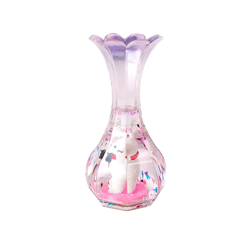 Скандинавские Мультяшные трехмерные животные Искусственные цветы ваза