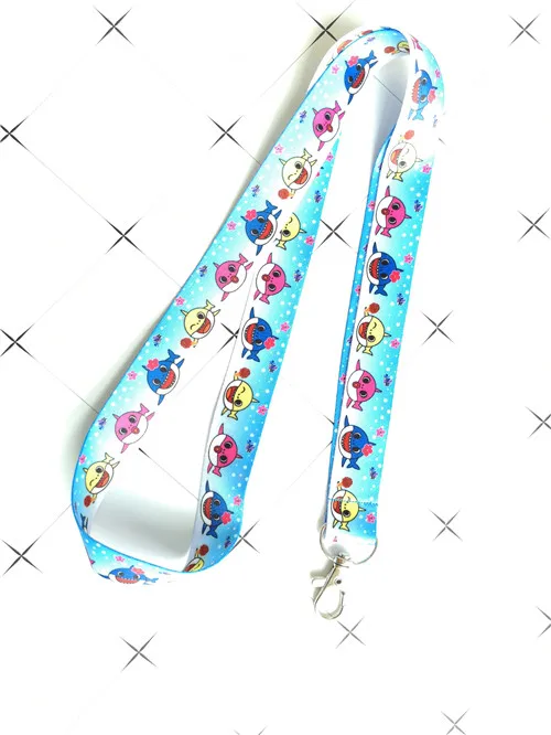 Микки Минни Слон Детские акулы Супер Марио ключ бейдж со шнурком ID Держатели карт
