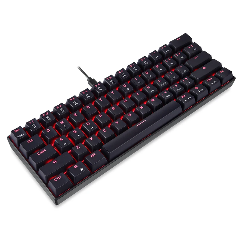 Механическая клавиатура MOTO SPEED CK61 игровая RGB с русской и английской раскладкой