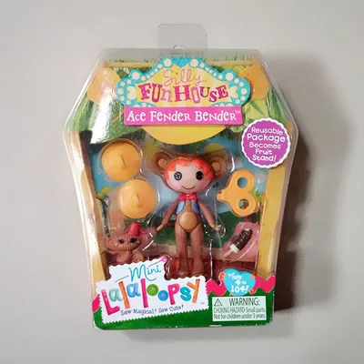 Светло-зеленый Новые игрушки Мини Lalaloopsy Кукла Коллекция модная фигурка игрушки куклы для детей девочки рождественские подарки - Цвет: Светло-зеленый