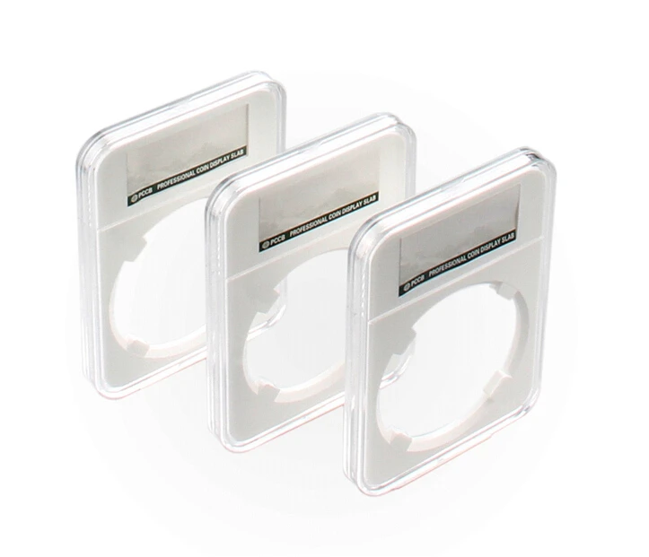

10 PCS/Lot New High Quality PCCB PROFESSIONAL COIN DISPLAY SLAB Coin collecting Storage Box Identification box acrylic 29.5-40mm