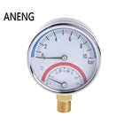 ANENG 10 бар температурный манометр G14 резьба 2 в 1 термометр Монитор