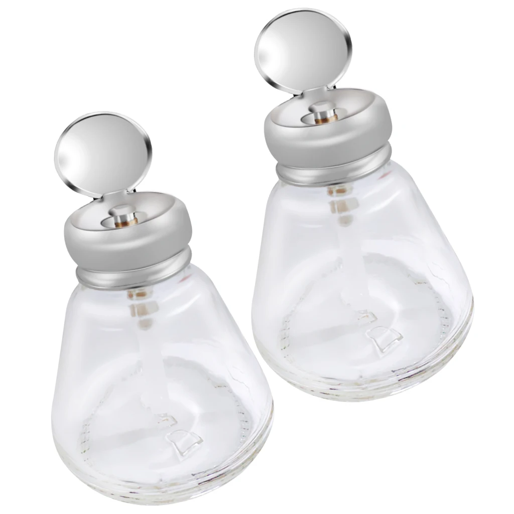 2 шт. флакон дозатор для жидкости снятия лака ногтей 150 мл|Многоразовые бутылки| |