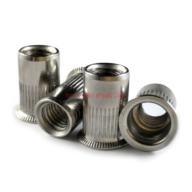 

2021 New Stainless Steel Rod 100pcs/lot M3 M4 M5 M6 M8 Assorted Nutsert Kits Riv Nut Insert Kit Stainless Steel Rivet Inserts
