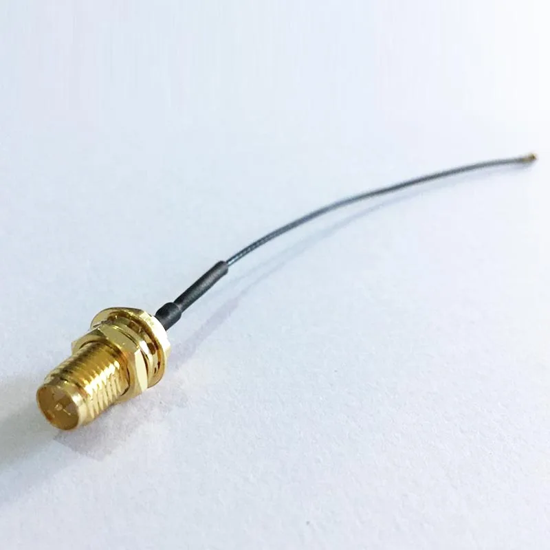 1 шт. RP SMA со штекера на гнездо для IPX IPEX U.FL MHF4 кабель перемычки RF 0 81 мм 10 см в длину PCI