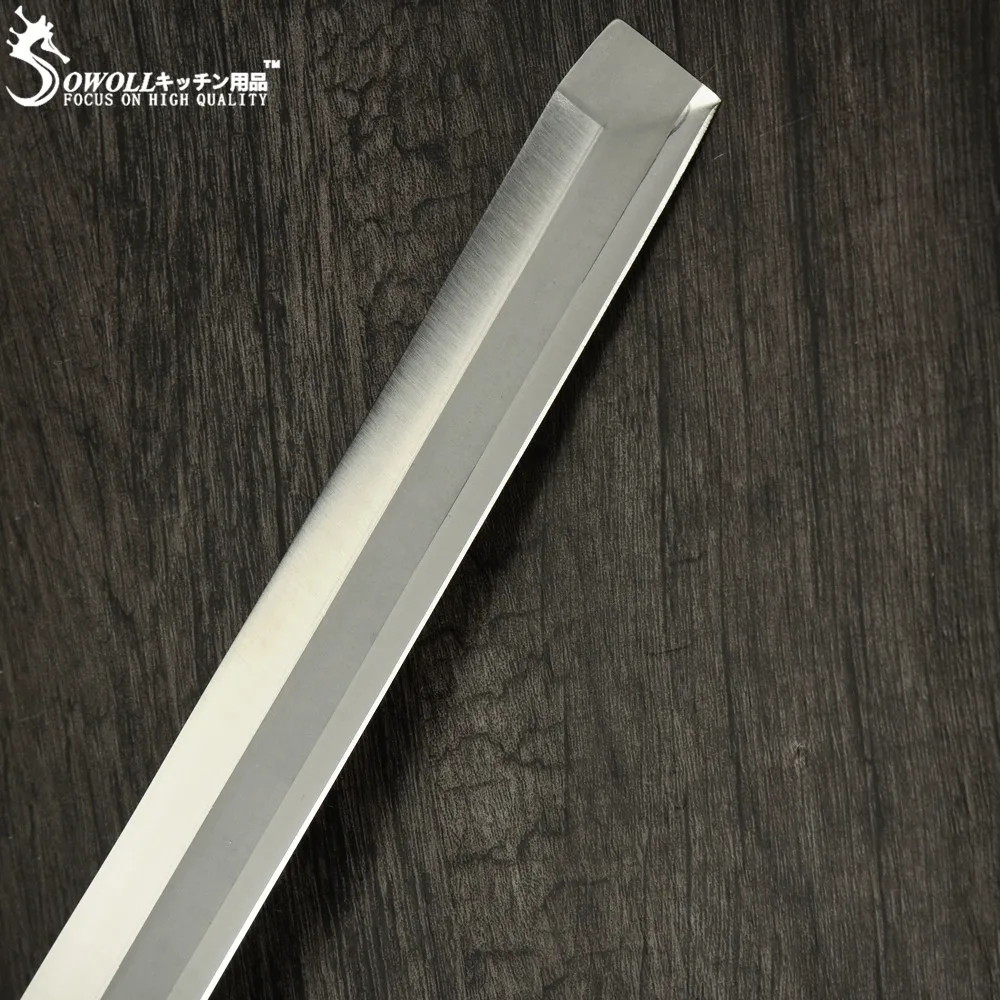 Нож Sowoll для арбуза кухонный нож из нержавеющей стали 7Cr17 супер острые лезвия
