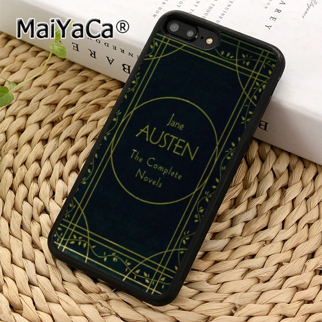 MaiYaCa Чехол книжка Jane Austen чехол для телефона iPhone 11 12 Pro 5 6s 7 8 X XR XS max Samsung Galaxy S7 edge S8 S9