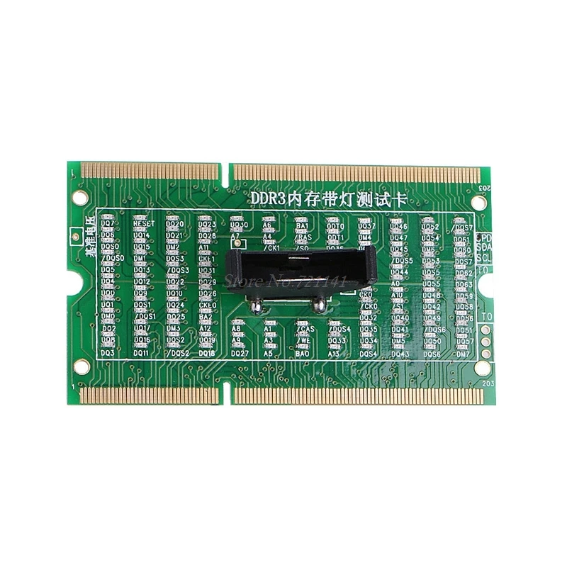 Тестер слотов памяти DDR3 со светодиодной подсветкой для ноутбука материнской