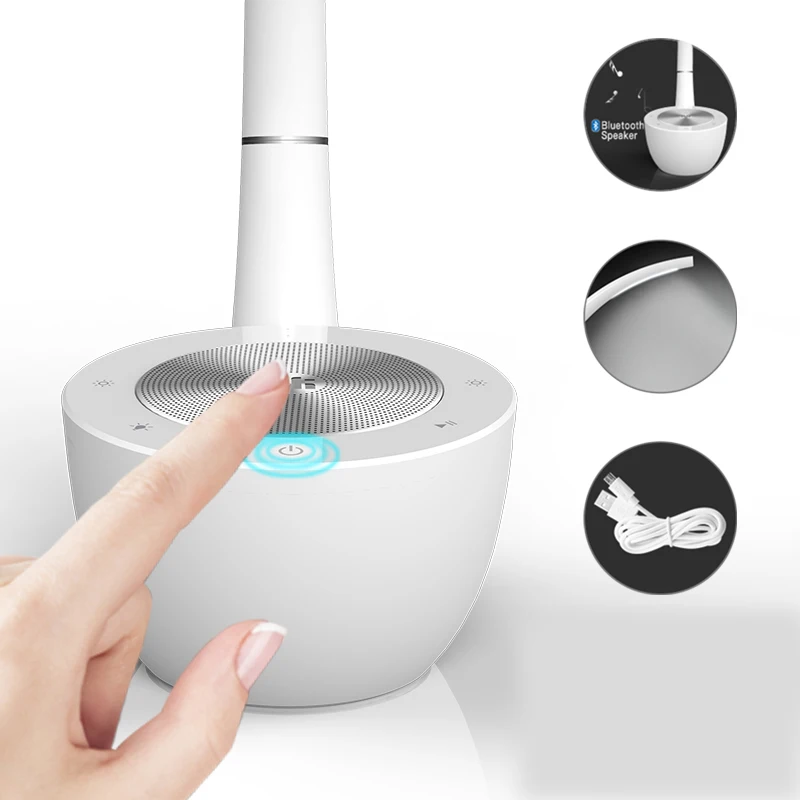Nillkin 2в1 многофункциональный музыкальный Bluetooth беспроводной динамик с светодиодный настольной лампой сенсорный переключатель включения/выключения Настольный светильник для защиты глаз