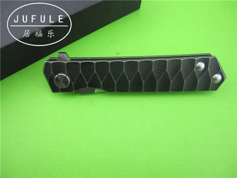 Jufule yidu Новый Самурай нож Titanium сплав подшипника D2 Многофункциональный подшипник