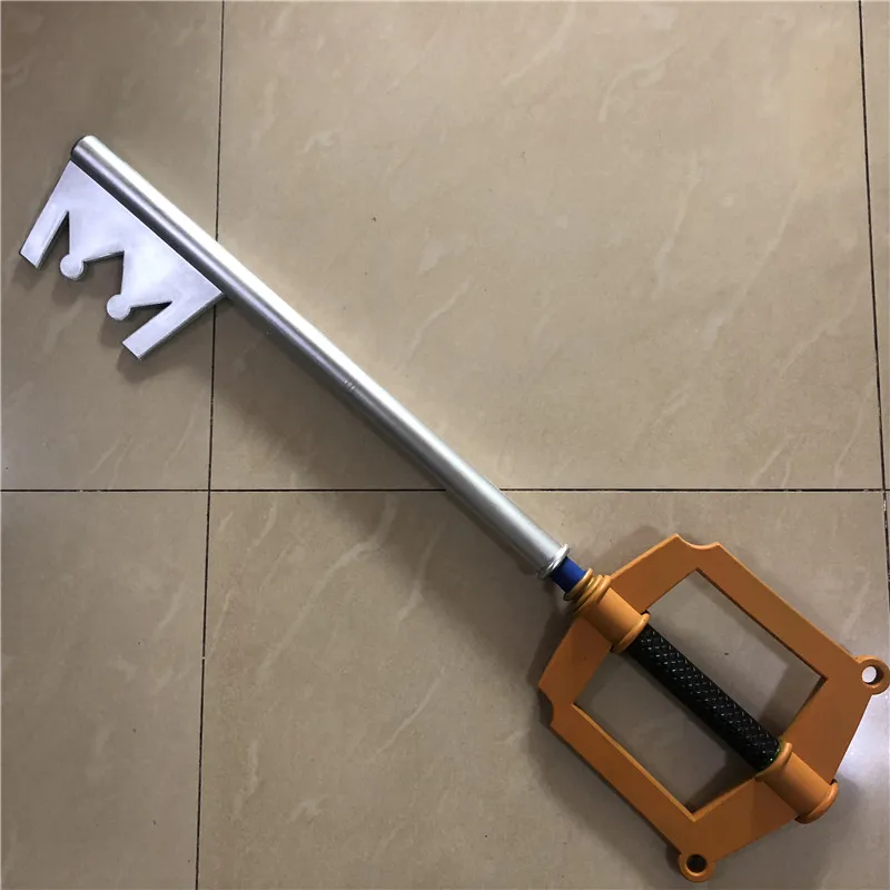 Игра для косплея, реквизит Kingdom Hearts, золотой ключ, 1:1, искусственная кожа, оружие, фильм, аниме, Cos, Детская ролевая игра, подарок, безопасность, 88 см