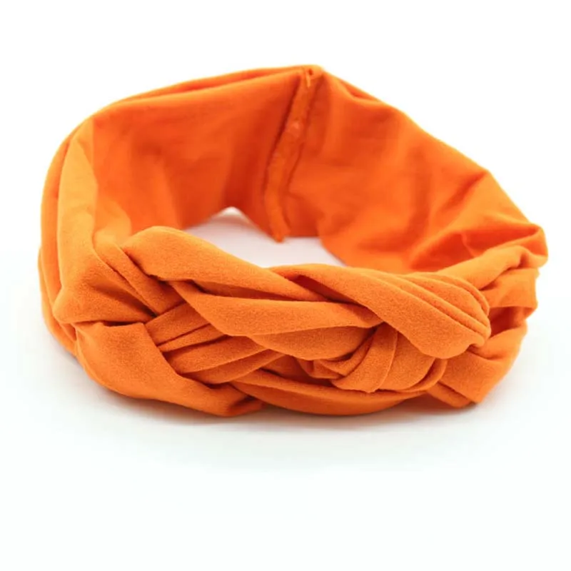 2017 Модные Детские эластичные обручи для волос ободки девочек с бантиком тюрбан