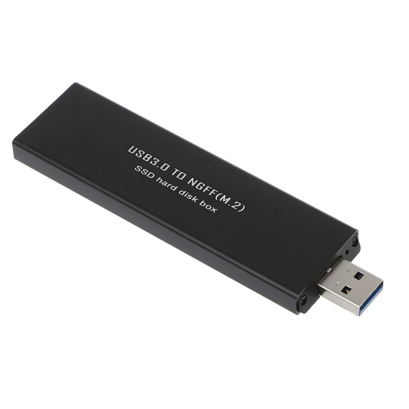 Черный портативный корпус для хранения с USB3.0 на SATA 2280 M.2 NGFF SSD|Компьютерные кабели