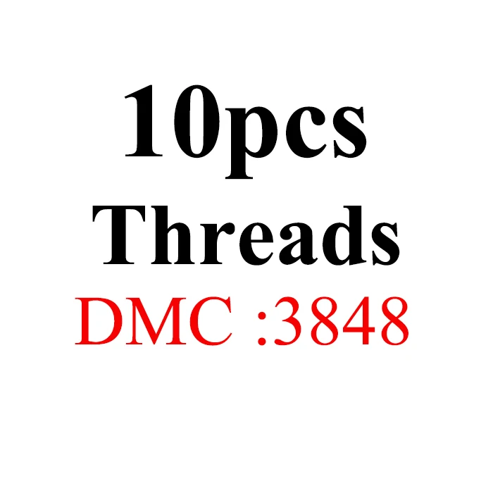 Golden Panno, Multcolor DMC3824-3848, 10 шт./лот, длина 1,2 м, нить для вышивки крестиком, хлопковое шитье, моток пряжи, наборы для вышивки нитью - Цвет: 1.2m10pcs-DMC3848