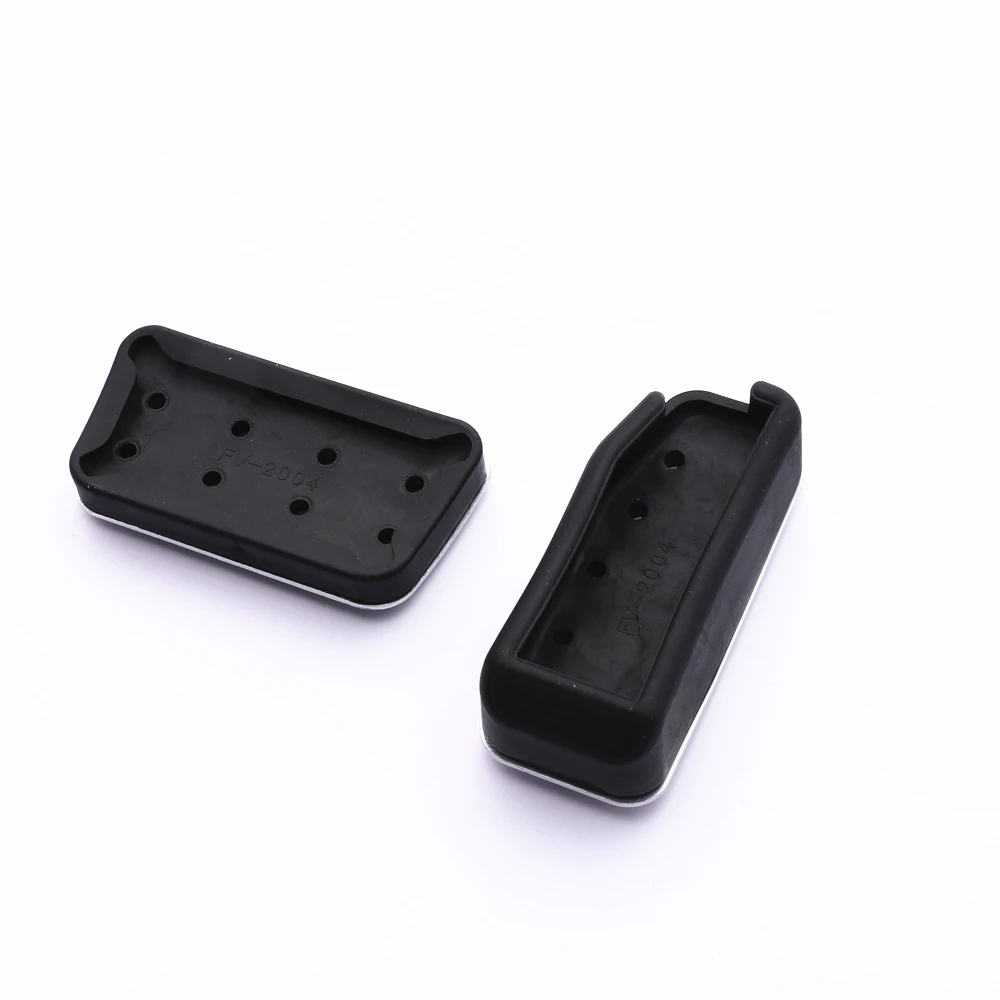 Комплект накладок на педаль акселератора из алюминиевого сплава и резины