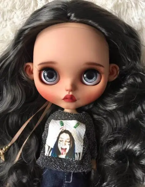 Doll 7 Blyth девушка индивидуальные кукла лицо NO.QAQ0306-2 - Цвет: Doll 7