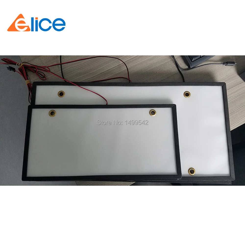 Elice 1 светодиодный светодиодных рамок для номерного знака Sdcurity электронная рамка
