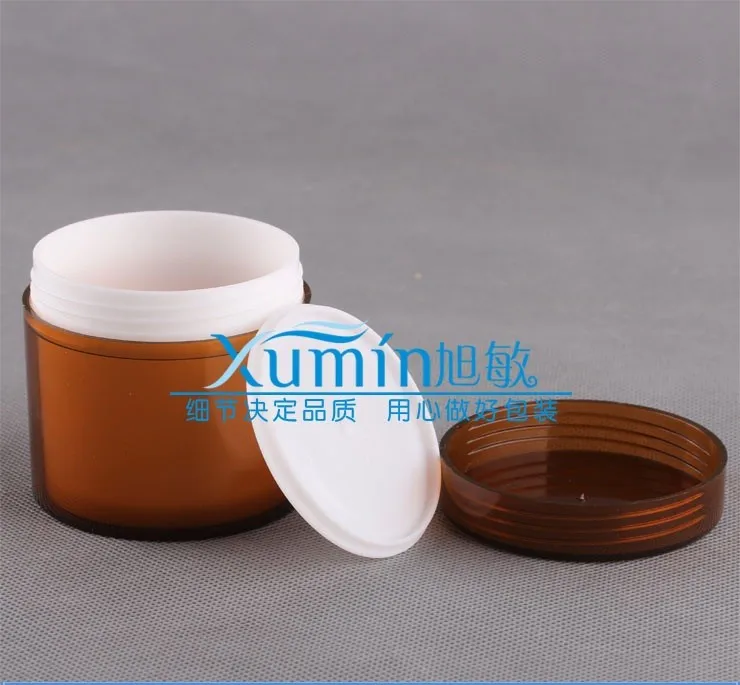 Бесплатная доставка: 100 г коричневая/Янтарная банка для домашних животных с