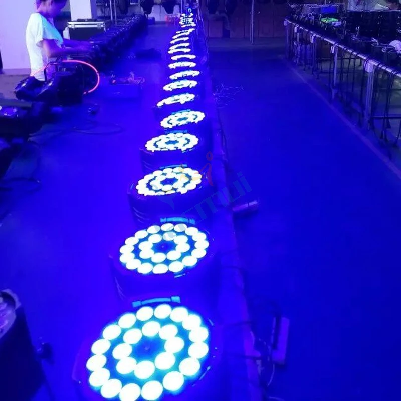 

DJ Lighting 24*10W LED PAR Can RGBW 4IN1 Led Stage Lights For Stage Night Club Party Lighting
