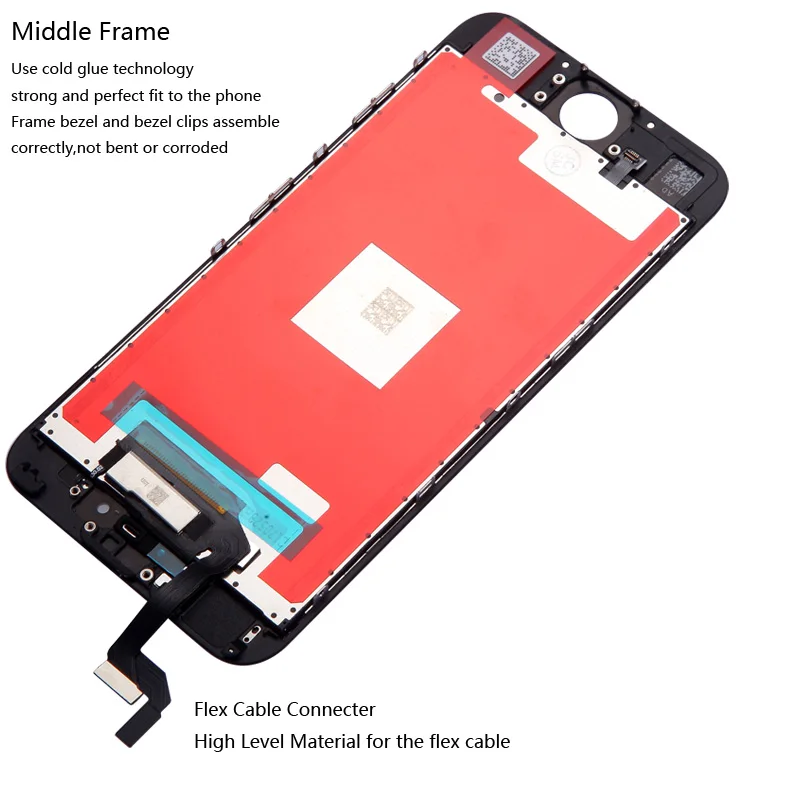 ЖК-дисплей для iPhone 6 6s 5S экран дисплей кодирующий преобразователь сенсорного экрана в сборе телефон запасные части для iPhone 6 6s Plus ЖК-дисплей