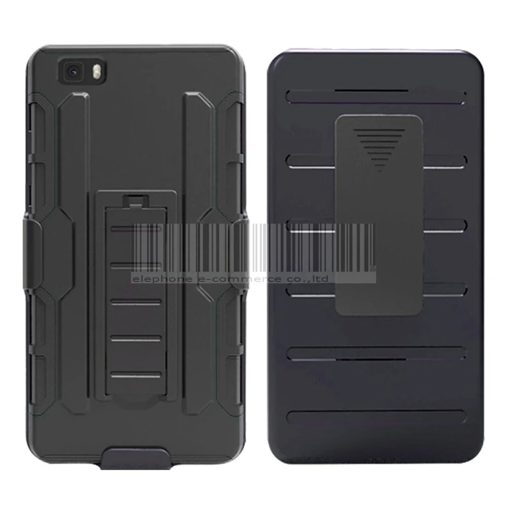 Сверхмощный резиновый броня анти-шок чехол с Stander защитный + Зажим для ремня huawei