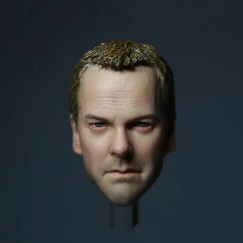 Масштаб 1/6 Джек Бауэр голова лепка Kiefer Sutherland для тела 12 дюймов|Игровые фигурки и