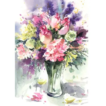 Китайская Акварельная живопись художественная книга китайские книжки раскраски