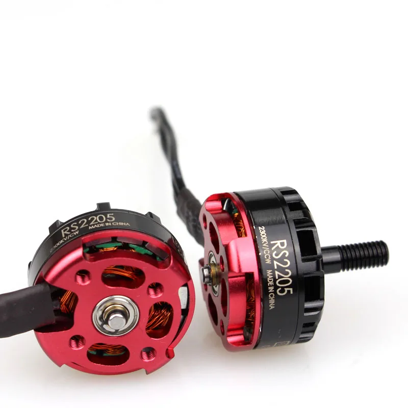 Оригинальный двигатель EMAX RS2205 2300KV CW/CCW + Радиоуправляемый самолёт 4 шт. 20a Mini Esc 2-4s